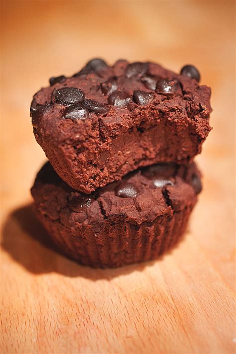 Double Chocolate Black Bean Fudge Muffins Fudge Choklad Mat