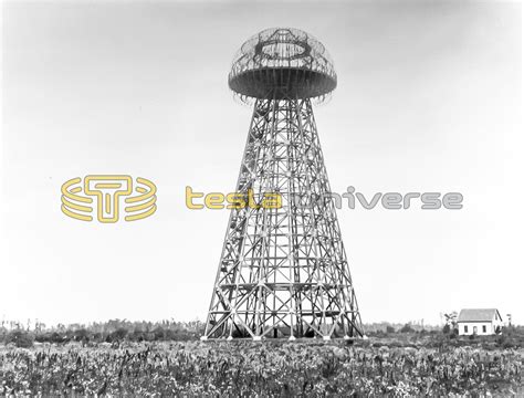 The Wardenclyffe tower of Nikola Tesla at the height of its ...