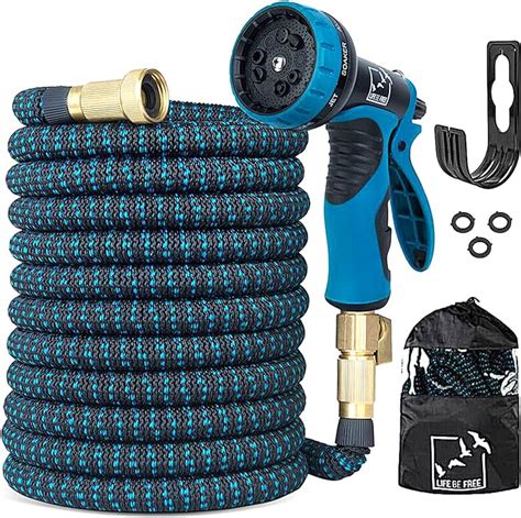 100 Ft Expandable Garden Hose Extra Strength No Kink Lightweight