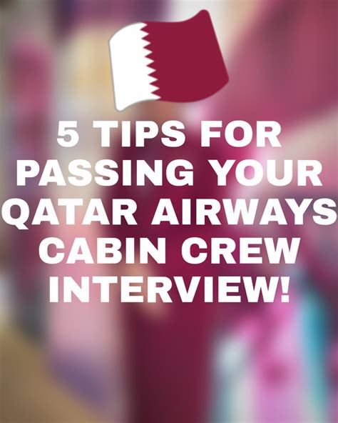 Tips For Passing Your Qatar Airways Cabin Crew Interview