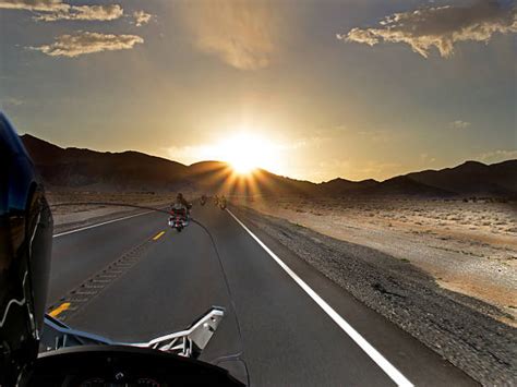 Royalty Free Motorcycle Sunset Pictures, Images and Stock Photos - iStock