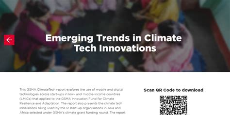 Emerging Trends In Climate Tech Innovations GSMA Mobile For