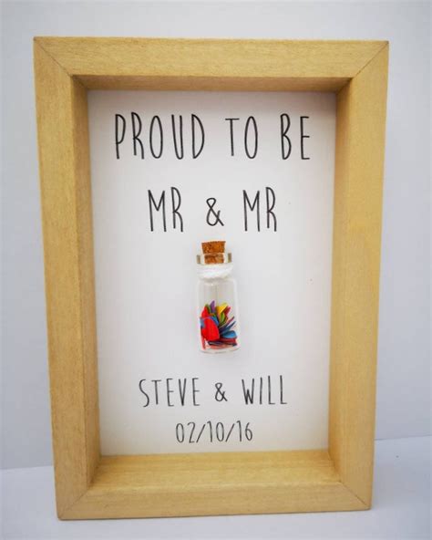 Mr And Mr Same Sex Wedding Mr And Mr Card Personalised Gay Etsy