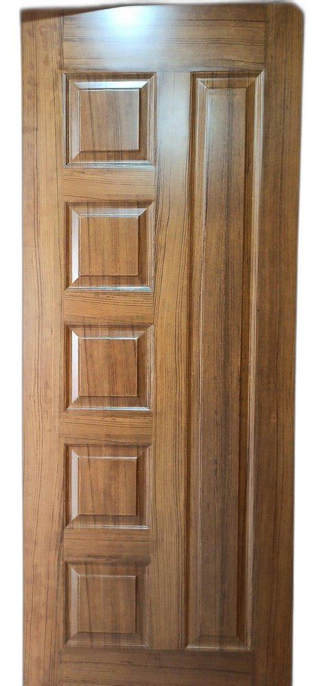 Wood Polished Ev Teak Door Brown Thickness Mm At Rs Piece