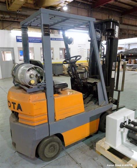 Used Toyota Forklift Model 5fgc15 1995 7263 Hours