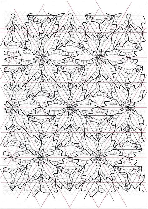 Mc Escher Nr By Regolo Tessellation Patterns Mc Escher