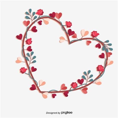 Hearts Border Vector Hd PNG Images, Heart Border, Heart Border Clipart ...