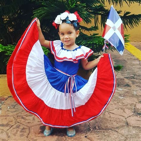 Dominican Republics Folklore Costume Toddler Girl Dominican