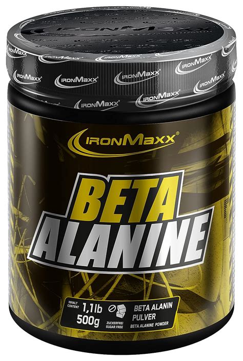 IronMaxx Beta Alanin Pulver Pre Workout Booster 500 G Dose 1er Pack