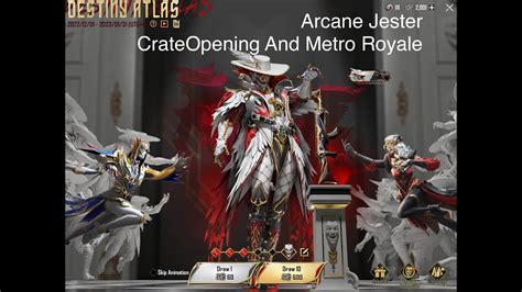 New X Suite Arcane Jester Crate Opening Metro Royale YouTube