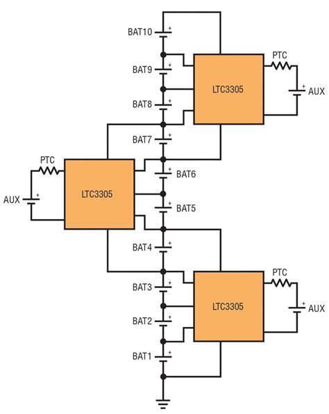 Lead Acid Battery Balancer Circuit Diagram