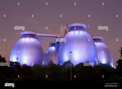 Emscher Sewage Treatment Plant Welheimer Mark Hi Res Stock Photography