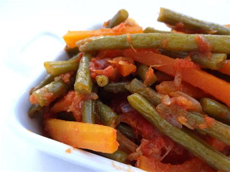 Haricots Verts Aux Tomates Fossolia Thiopie La Tendresse En Cuisine