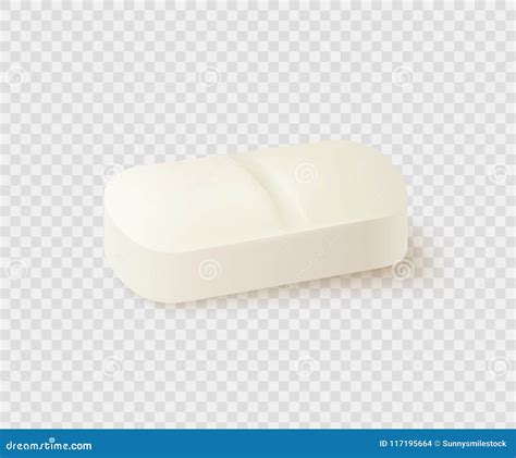 Realistic Medical Pill Stock Vector Illustration Of Capsule 117195664