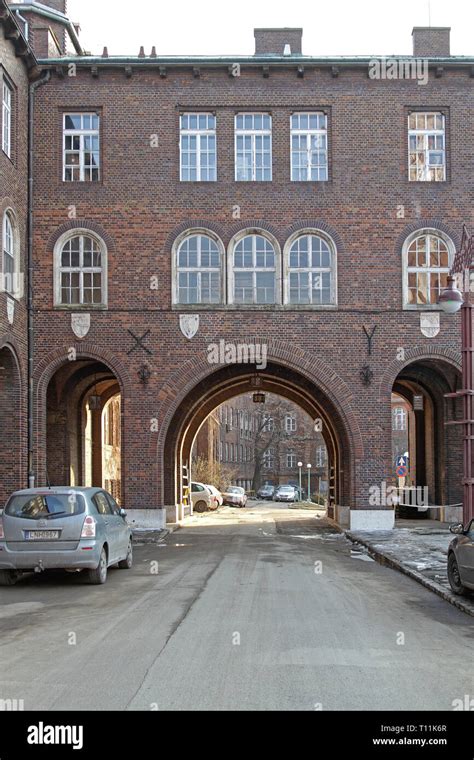 Szeged Hungary March 11 2011 Arch Way Street At Famous Dom Square