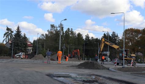 Trwa Budowa Ronda W Kowali Inwestycja Powiatu Do Ko Ca Grudnia