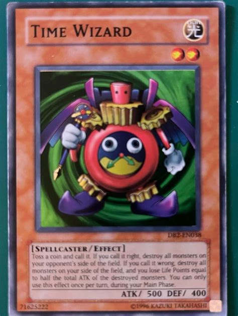 Yugioh Tcg Time Wizard Db2 En038 Super Rare Ebay