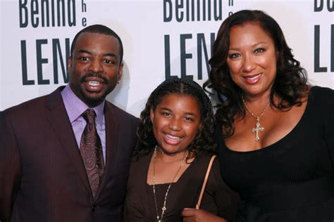 Levar Burton Daughter Michaela Wife Stephanie Editorial Stock Photo ...