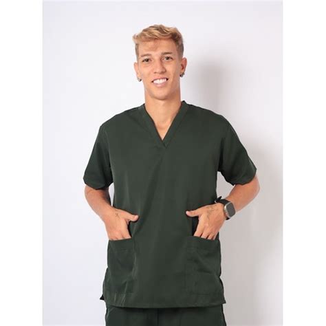 Conjunto Pijama Scrub Cir Rgico Hospitalar Masculino Oxford Shopee Brasil