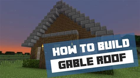 How to build a gable roof youtube