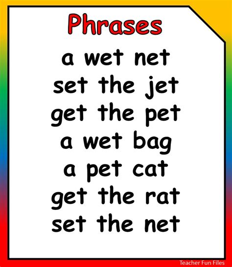 Cvc Words In Sentences