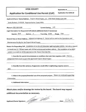 Fillable Online Puc Sd Application For Conditional Use Permit Cup Fax