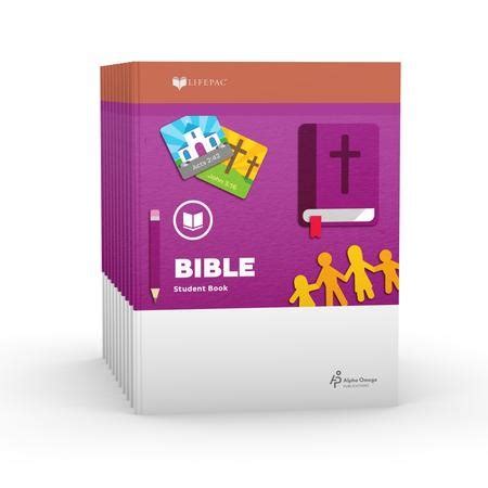 Lifepac Bible Grade Workbook Set Alpha Omega