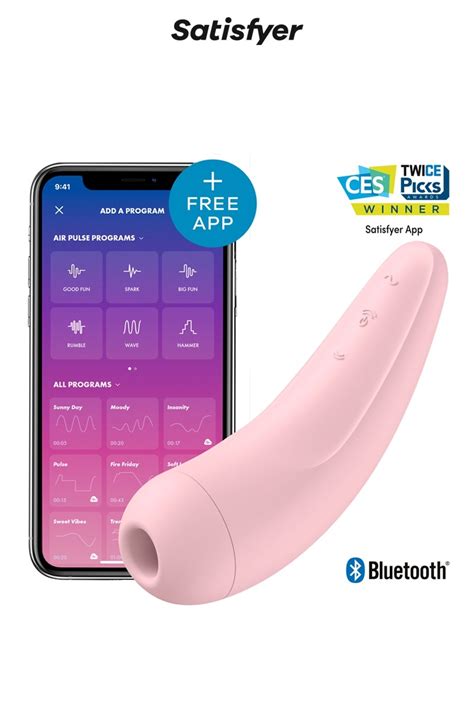 Stimulateur connecté Curvy 2 rose Satisfyer EZ Pleasure Sex Shop