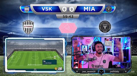 Inter De Miami Vs Vissel Kobe Amistoso En Vivo Youtube