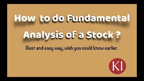 How To Do Fundamental Analysis On Stock A Simple And Easy Method