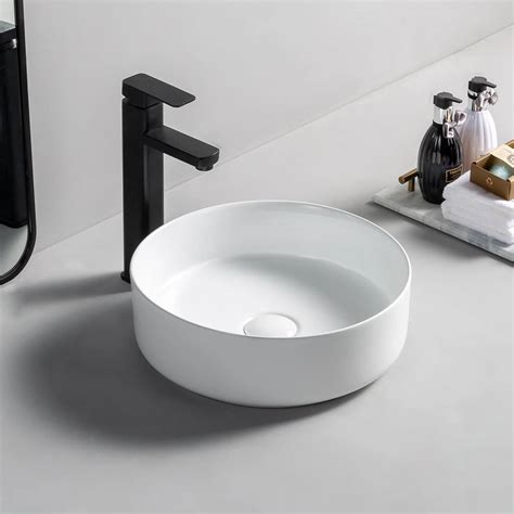 Chaozhou Fancy Round Ceramic Wash Basin Sink Lavabo Customized Bathroom