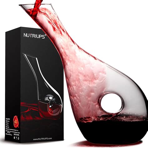 Amazon Wine Decanters And Carafes By Nutriups Hand Blown Red Wine