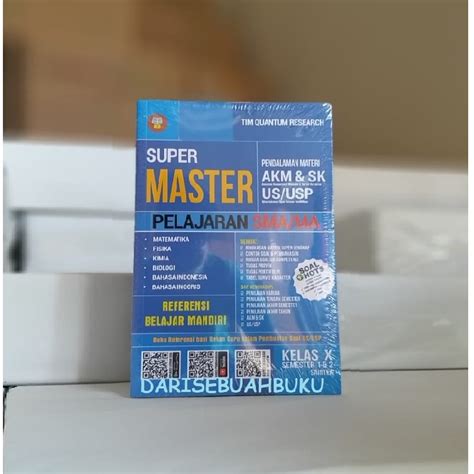 Jual Buku SUPER MASTER PERSIAPAN AKM SK US USP Untuk SMA MA Kelas