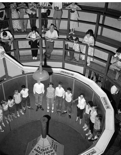 Riding The “rotor” At Kennywood Park Pittsburgh 1955 Riders Would Stand Along A Wall And The