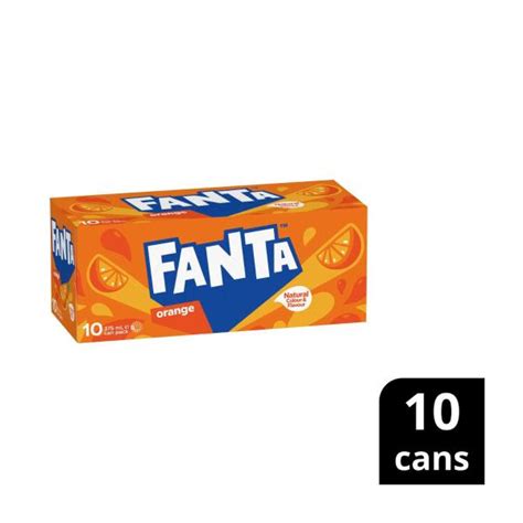 Buy Fanta Orange Soft Drink 10x375mL 10 Pack Coles