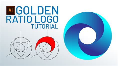 Golden Ratio Logo Adobe Illustrator Tutorial Youtube