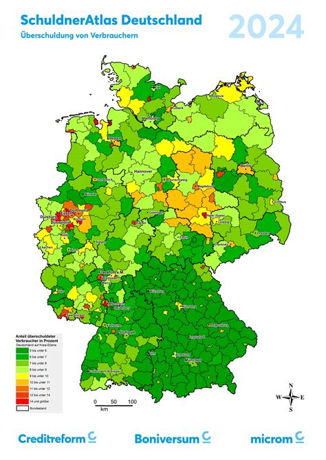 SchuldnerAtlas Deutschland Überschuldung in Deutschland