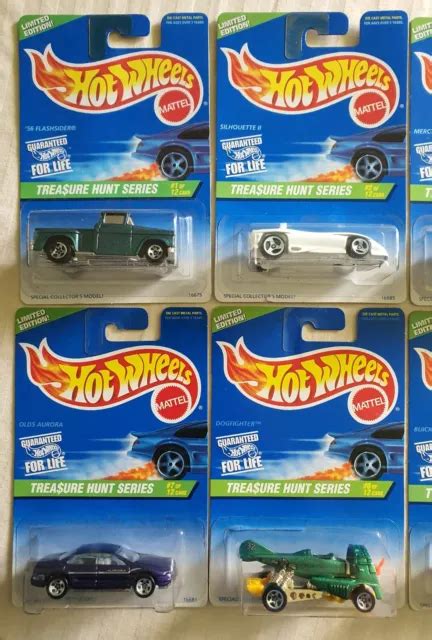 Hot Wheels 1997 Treasure Hunt Complete Set Of 12 Vhtf Set With Protectors 499 Picclick Au