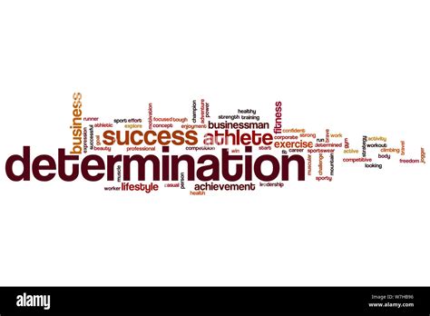 Determination Word Cloud Concept Stock Photo Alamy