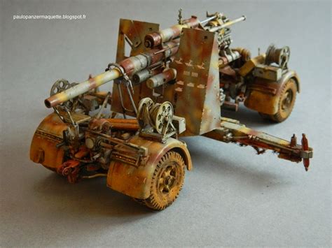 Paulo Panzer Modelling Flak Canon De Mm Tamiya R F