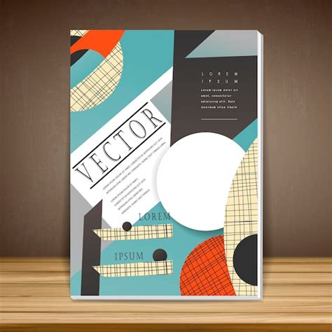 Premium Vector | Collage style book cover