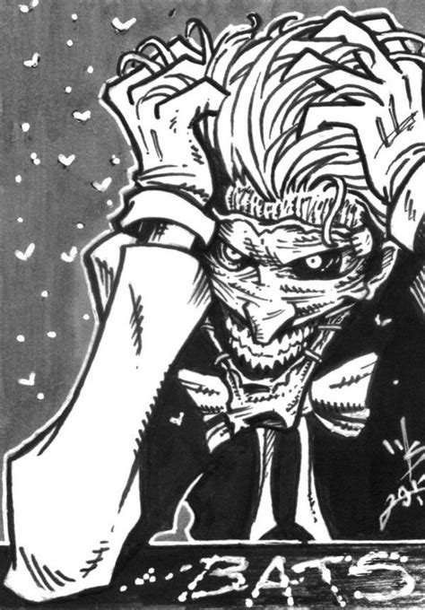 Joker Sketch Card By Broken Nib On Deviantart Joker Sketch Joker Cards