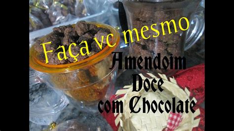 Amendoim Doce Crocante c Chocolate em Pó ou NESCAU IGUAL das