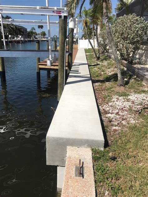 Seawall Installation Repair Bayshore Gardens Seawall Construction