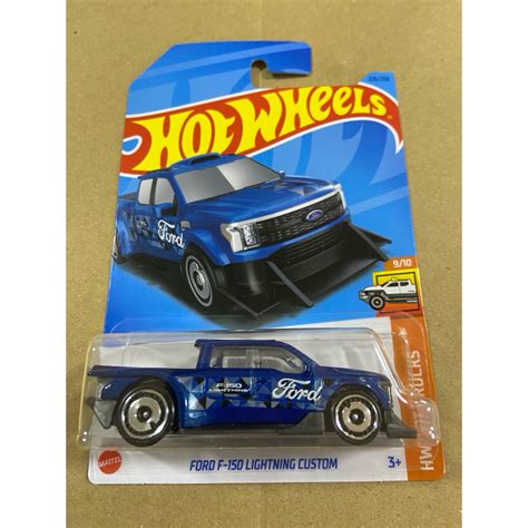 Hot Wheels Ford F 150 Lightning Custom Shopee Malaysia