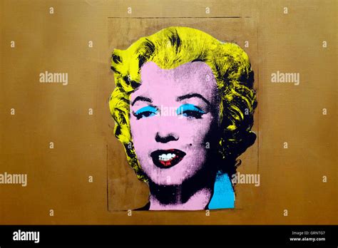 Gold Marilyn Monroe 1962 By Andy Warhol In The Museum Of Modern Art Moma New York City Usa