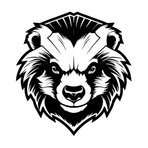 Honey badger head logo : Buy The Logo