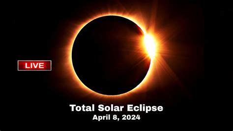 Live Solar Eclipse April 8 2024 Live Total Solar Eclipse April 2024 Solar Eclipse Live