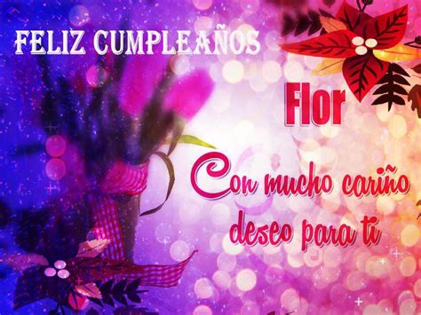 Feliz Cumplea Os Con Flores