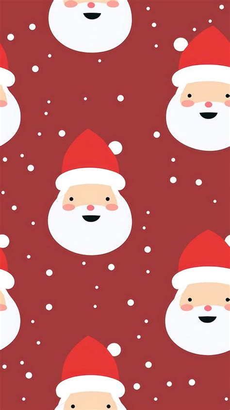 Santa pattern backgrounds snowman. AI | Premium Photo Illustration ...